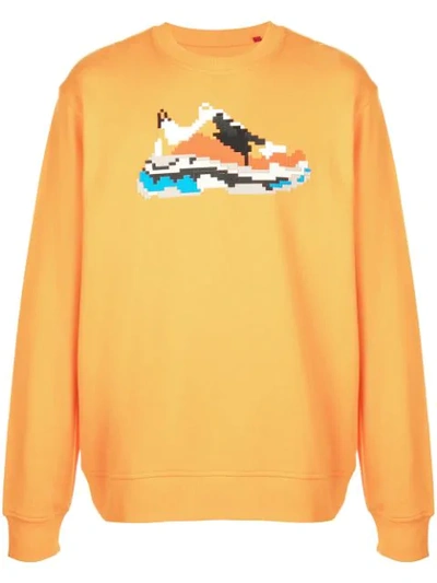 Mostly Heard Rarely Seen 8-bit Vibrante Wave Sweatshirt In Orange