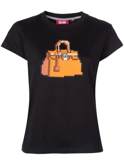 Mostly Heard Rarely Seen 8-bit Brick T-shirt In Black