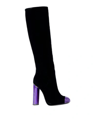 Tom Ford Knee Boots In Black