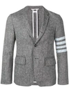 Thom Browne 4-bar Donegal Tweed Sport Coat In 035 Medium Grey