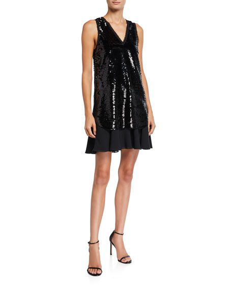 armani sequin dress