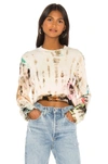 Cotton Citizen Tokyo Crop Shirt In Kaleidoscope Sky