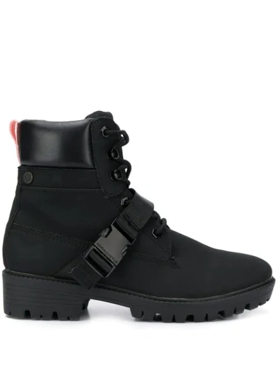 Kendall + Kylie Lace-up Ankle Boots In Black