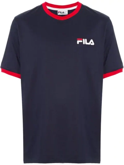 Fila Small Logo T-shirt In Blue