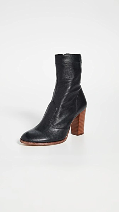 Marc Jacobs Women's Sofia Loves The Ankle Block-heel Boots In Black