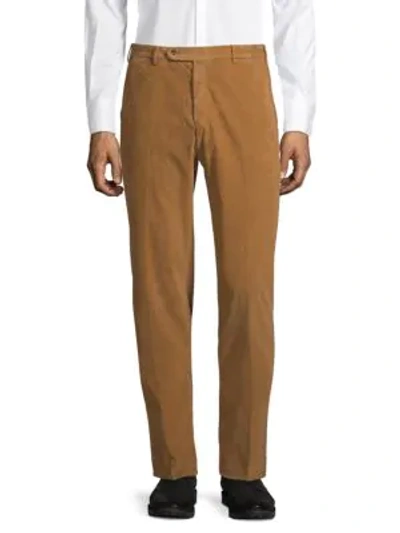 Zanella Parker Corduroy Pants In Rust Copper