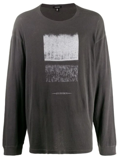 R13 Joy Division Print T-shirt In Grey