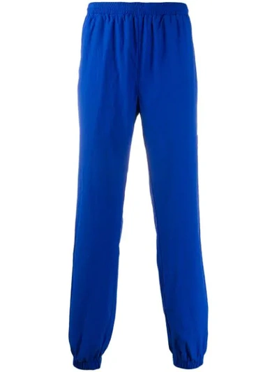 Kappa Side Logo Stripe Track Trousers In Blue