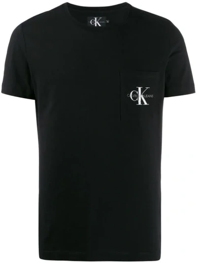 Calvin Klein Jeans Est.1978 Logo T-shirt In Black