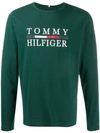 Tommy Hilfiger Logo Print T-shirt In Green