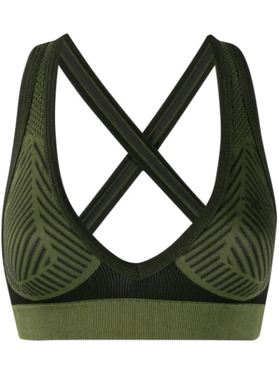 Ben Taverniti Unravel Project Move Seamless Sports Bra In Green