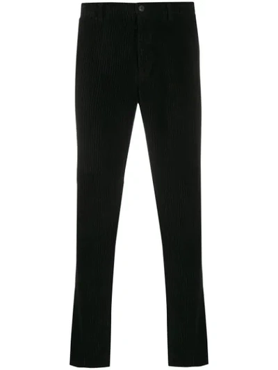 Altea Straight-leg Corduroy Trousers In Black