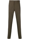 Altea Slim-fit Tailored Trousers In Brown