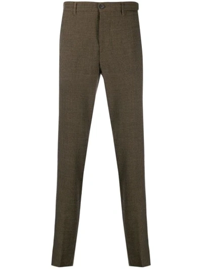 Altea Slim-fit Tailored Trousers In Brown