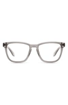 Quay Hardwire 50mm Blue Light Blocking Optical Glasses - Grey/ Clear Blue Light In White/ Clear Blue Light