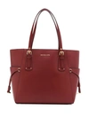 Michael Kors Voyager Tote Bag In Red