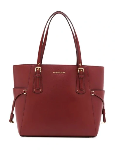 Michael Kors Voyager Tote Bag In Red