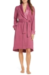 Ugg Duffield Ii Double-knit Fleece Robe In Bougainvillea