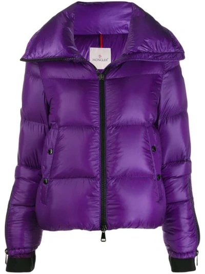 Moncler Bandama Padded Jacket In Purple