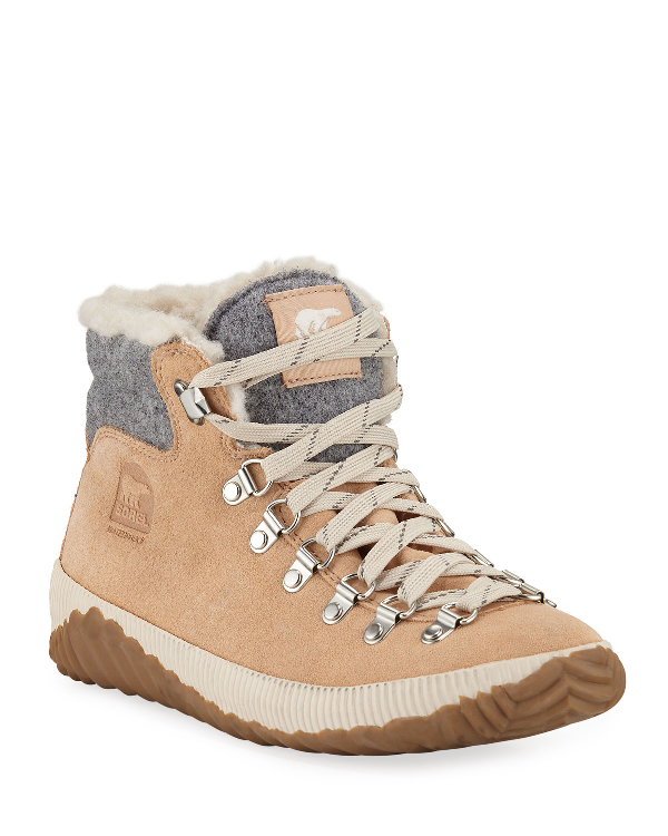 sorel out and about boot natural tan