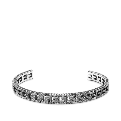 Gucci G Cube Bracelet In Silver