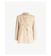 Max Mara Lacuna Classic-fit Cashmere And Camel-blend Coat In Vanila