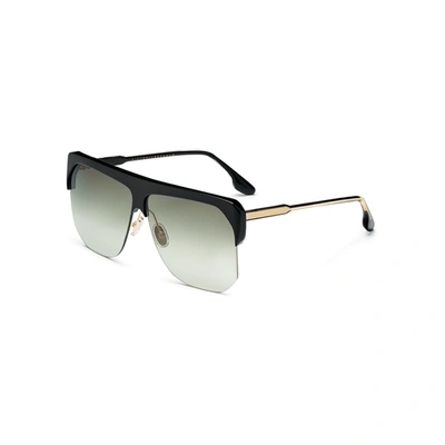 Victoria Beckham Black D-frame Sunglasses