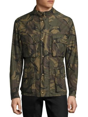 Belstaff Tyfield Camouflage Jacket In Green | ModeSens