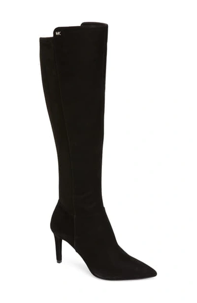 Michael Michael Kors Women's Dorothy Flex Tall Boots In Black Suede