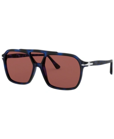 Persol Polarized Sunglasses, Po3223s 59 In Polarized Purple