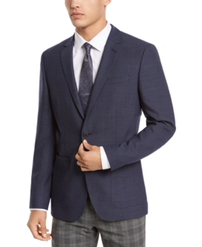 Hugo Boss Jewels Basics Regular Fit Sport Coat In Blue