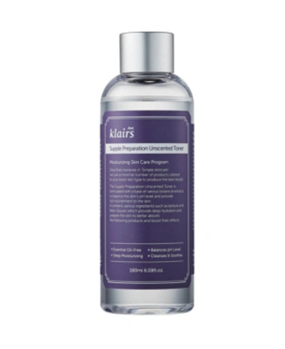Klairs Supple Preparation Unscented Toner In Clear