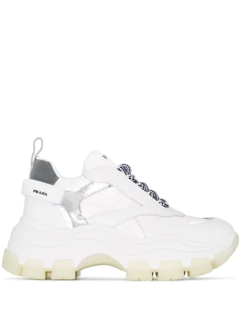 prada pegasus white