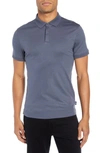 Emporio Armani Men's Solid Jersey Polo Shirt In Blue Fog