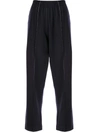 Jil Sander Elasticated Waist Trousers In Blue