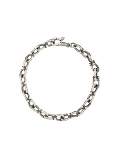John Varvatos Silver Chain Link Bracelet