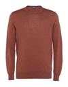 Drumohr Sweaters In Brown