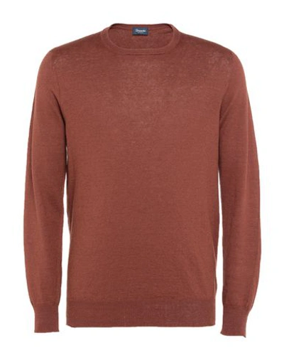 Drumohr Sweaters In Brown