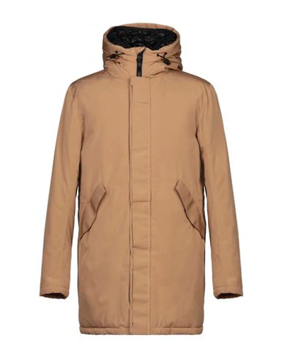 Alessandro Dell'acqua Coats In Camel