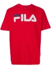 Fila Printed Logo T-shirt In Red