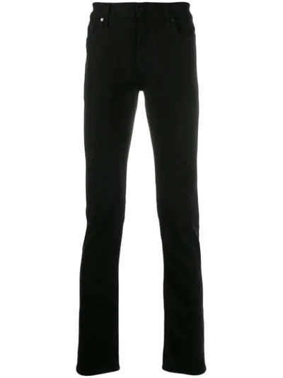 7 For All Mankind Ronnie Regular Jeans In Black