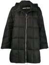 Ienki Ienki Cropped Pyramide Down Jacket In Nero