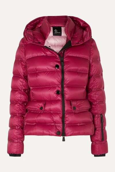 Moncler Armotech Quilted Down Ski Jacket In Merlot