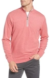 Johnnie-o Sully Quarter Zip Pullover In Koolaid