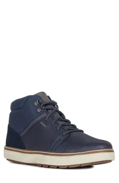 Geox Men's Mattias Waterproof Lace-up Boots In Navy