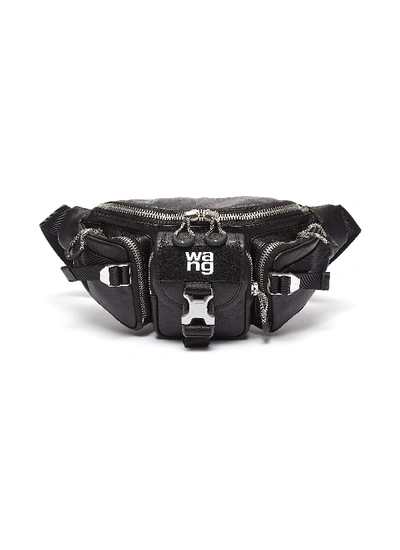 Alexander Wang Surplus Calf Leather Belt Bag In Black
