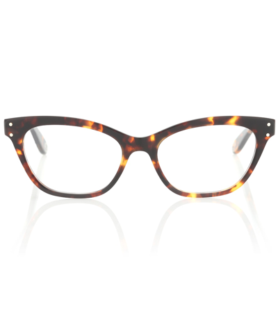Gucci Cat-eye Glasses In Brown