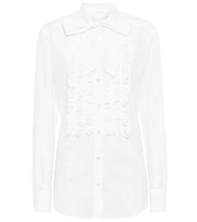 Dolce & Gabbana Cotton Shirt In White