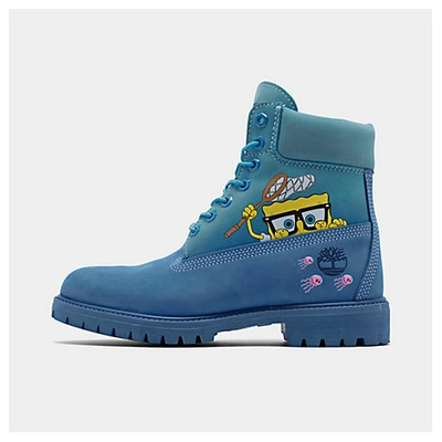 Timberland Toddler X Spongebob Squarepants 6 Inch Premium Boots In Blue