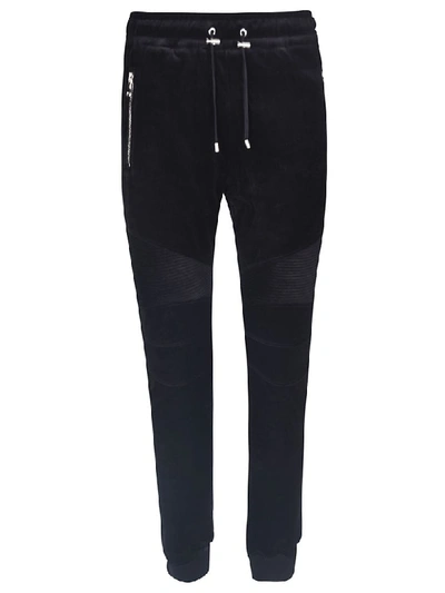 Balmain Zipped Trousers In Black